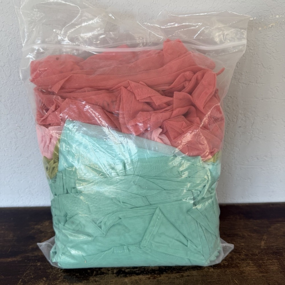 Matilda Jane Lot of 100+ Mesh Bags SWAG Storage Crafts Banners Fabric Scrap - Picture 6 of 6